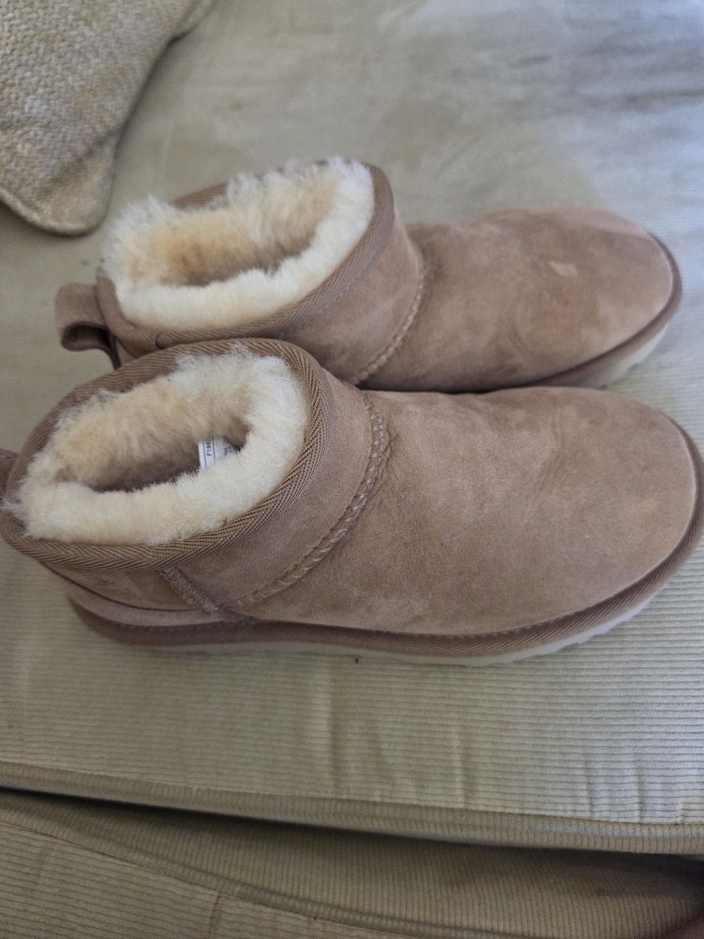 UGG Classic Mini Shearling Boot - Chestnut - Picture 2 of 9